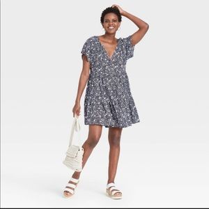 Knox Rose short sleeve babydoll dress